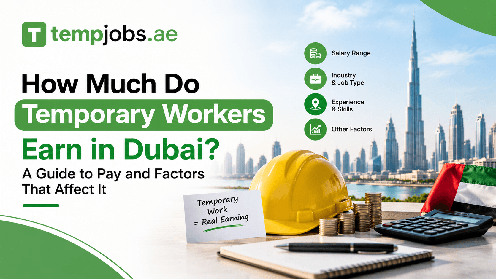 Guide to temporary worker pay and salary factors in Dubai